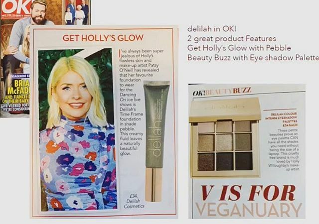 AmeliaRoseBBS's tweet photo. Delilah featured in this weeks @ok_mag with @hollywilloughby favourite make up picks 🌸 We stock both the @delilahcosmetics time frame foundation &amp; colour intense eyeshadow palettes here at Amelia Rose, pop in to try them for yourselves! 🌸 #mua #celeb… https://t.co/EzWyEFBHnP https://t.co/hG8TrXqyJZ