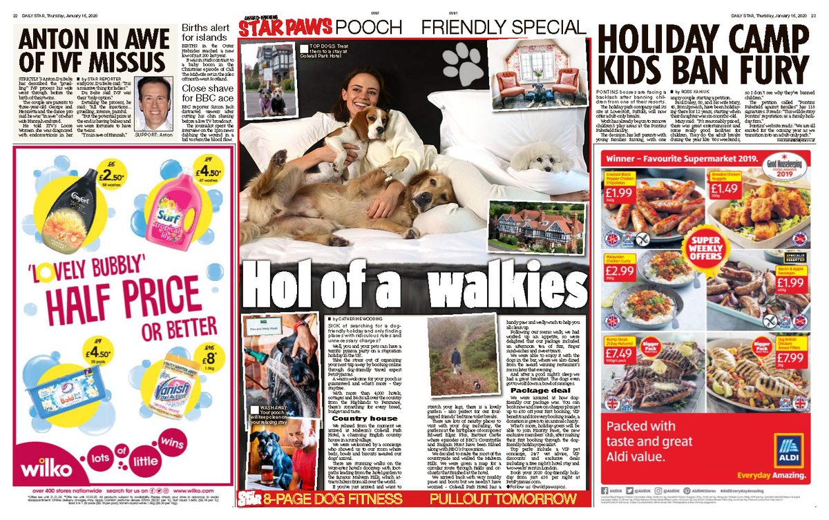 Read all about our press trip with @PetsPyjamas in today's @dailystar and find out why you should book your next dog-friendly trip with them!