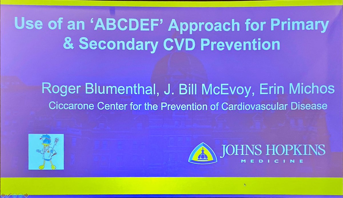 DrMarthaGulati's tweet photo. So who really came up with the alphabet for remembering things about #prevention? 😂 Nicely put by @rblument1 but great way to remember  #ascvd prevention #AUC20 @WendyPost9 @ErinMichos @SethShayMartin @ASPCardio https://t.co/tLbcCmEIyW