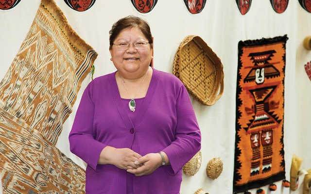 MOA_UBC's tweet photo. Congratulations to Lil'wat Nation member, Dr. Lorna Wanosts'a7 Williams for being awarded the Order of Canada for her contributions to Indigenous education and her advocacy of Indigenous language revitalization programs. https://t.co/XTobUM1SSg https://t.co/pe5IOZChT3