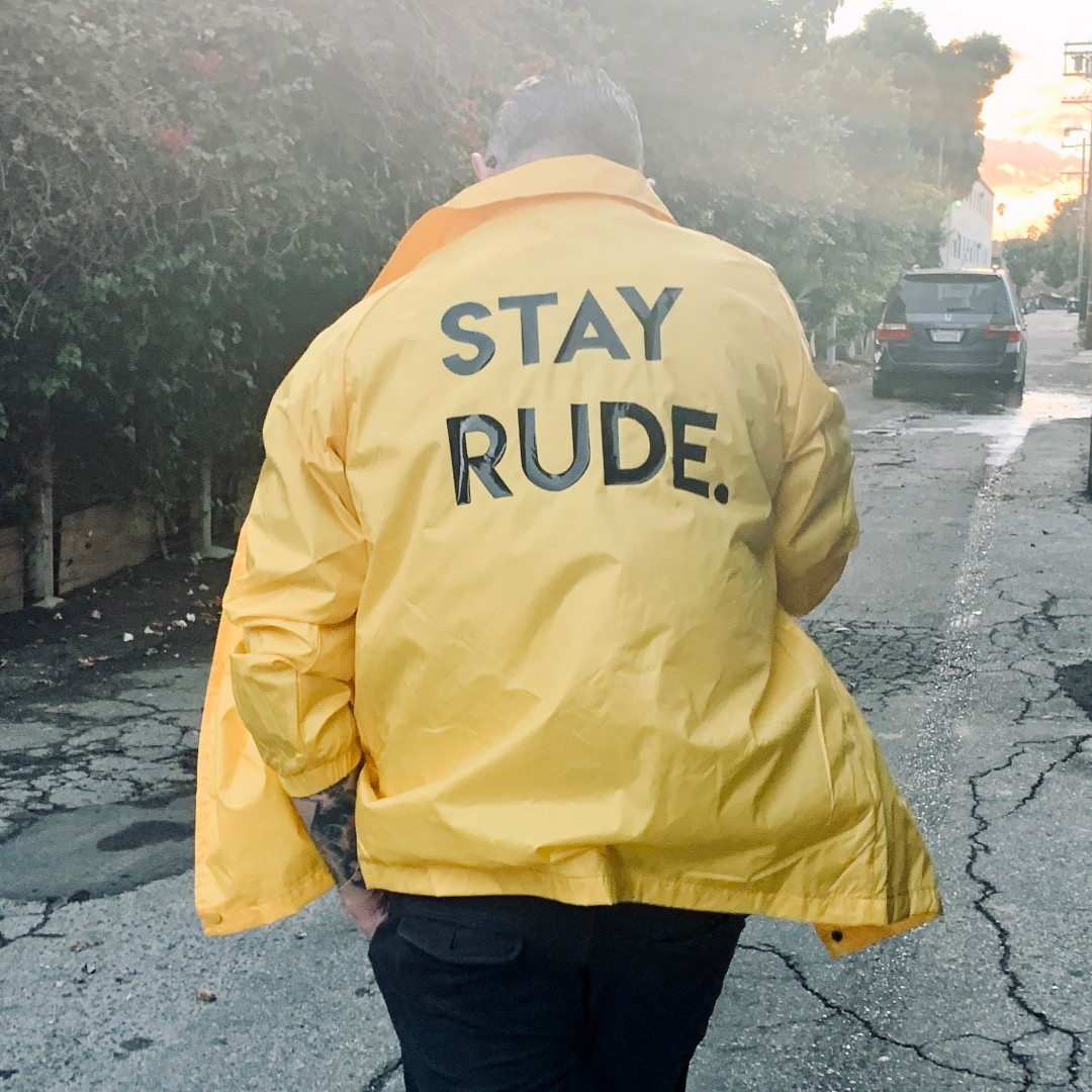 SHEEHANANDCO's tweet photo. Express your thoughts without having to say anything 🤐

Stay Rude this Season 
https://t.co/ZritkOC5a4

#stayrude #danielsheehanandco #mensjacket #passiveaggressiveclothing #jackets #tattoos #menwithtattoos #mensfashion #stayrudejacket #dapper #mensgiftideas #guyswithtattoos https://t.co/P77J7ww84F