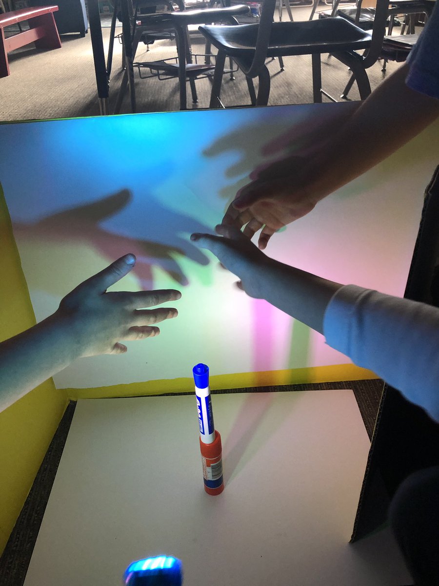 Investigating the color of shadows! #trinitylearns