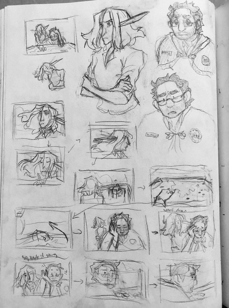 Also an assortment of sketchbook pages since I haven't had the chance to do digital versions of a lot of these yet