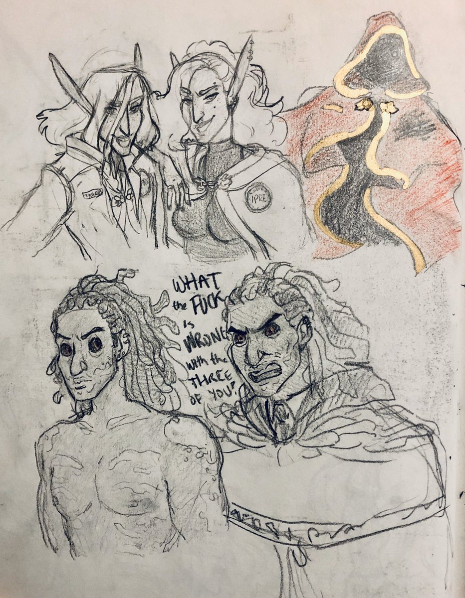 Also an assortment of sketchbook pages since I haven't had the chance to do digital versions of a lot of these yet