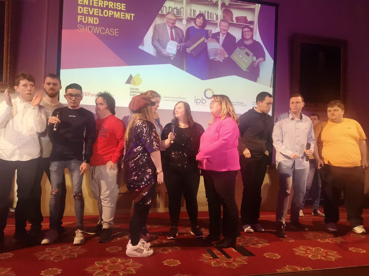Rethink_Ireland's tweet photo. WOW! Joyful Noise close out the night with a second standing ovation. What an amazing evening. Thanks to everyone who came and to @IPB_Insurance and the @DeptRCD for their continued support. But most of all thank you to our amazing 16 projects! #SEDFund https://t.co/LKNQ1TPEEy