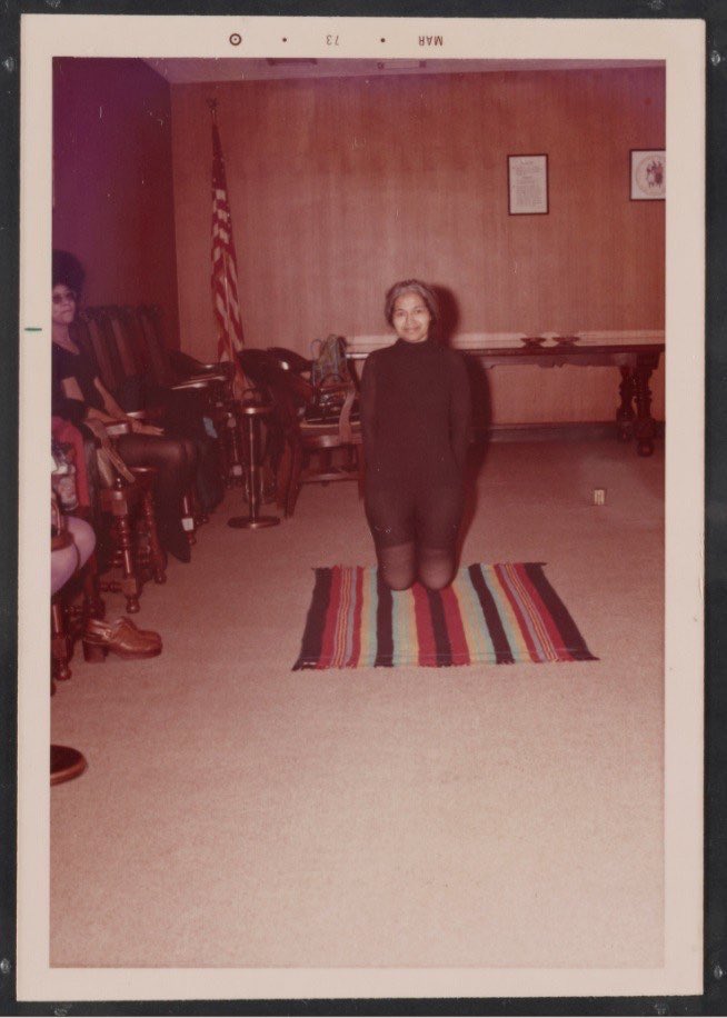 hinadirah's tweet photo. rosa parks doing yoga makes me so happy 🌹 https://t.co/uZ03KyVIGA