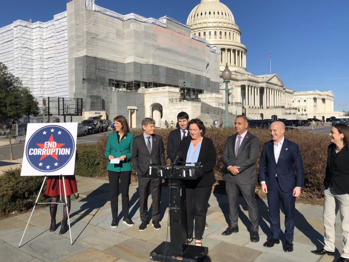Rep. Katie Porter (@repkatieporter) on Twitter photo For too long, corporate special interest money has been allowed to drown out the voices of everyday Americans in our politics. Proud to stand shoulder to shoulder with <a href="/RepMaxRose/">Archived: Rep. Max Rose</a> this morning to launch <a href="/EndCorruption/">End Corruption</a> and get Washington back on the side of working families. For too long, corporate special interest money has been allowed to drown out the voices of everyday Americans in our politics. Proud to stand shoulder to shoulder with <a href="/RepMaxRose/">Archived: Rep. Max Rose</a> this morning to launch <a href="/EndCorruption/">End Corruption</a> and get Washington back on the side of working families.