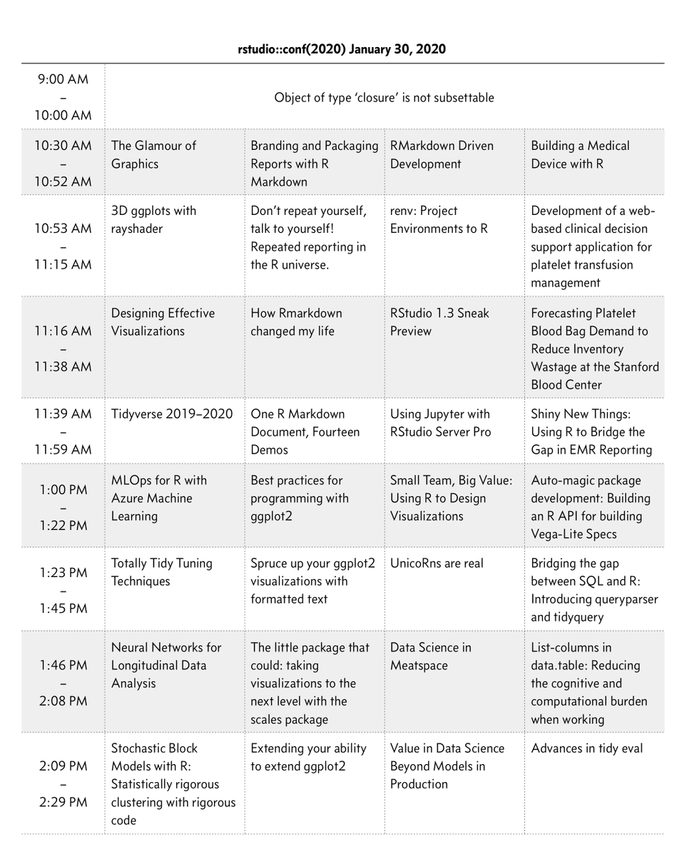 rstudio::conf(2020) January 30, 2020 Day 2 Part 1