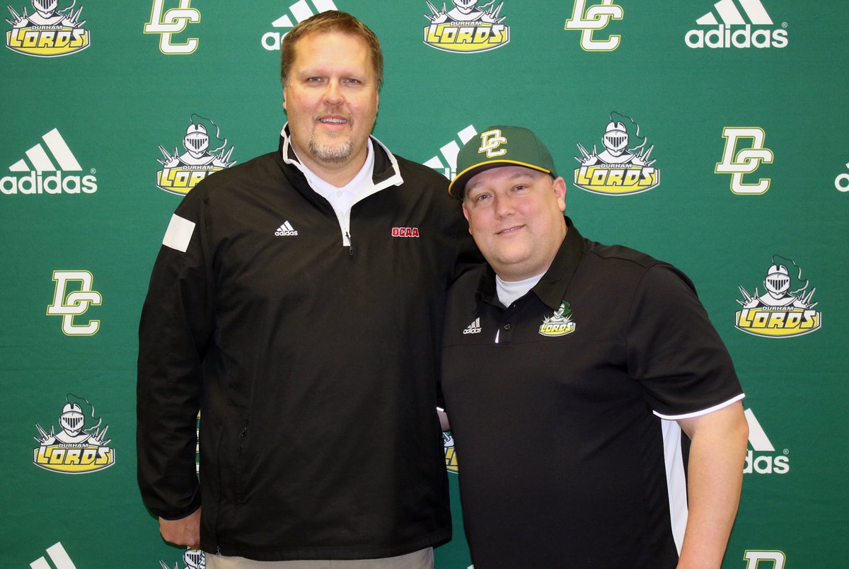 DurhamLords's tweet photo. Welcome back to #DCState Darryl Reid - new head coach of the Lords baseball program! 🔰⚾️ #LordsNation
📖 https://t.co/wkVLOZO6yo https://t.co/jKbnwYUyyz