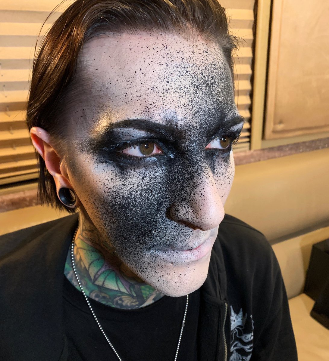 Makeup on <a href="/chrismotionless/">Chris Motionless</a> for The Diseased and Disguised Tour <a href="/miwband/">Motionless In White</a> - The Majestic Ventura Theatre Ventura, CA.