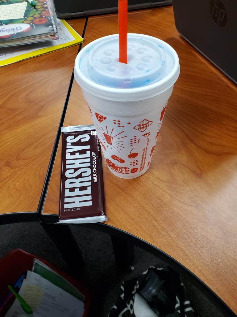When you have one amazing parent home somehow knows you need chocolate. #mcwgameon #mcwpln