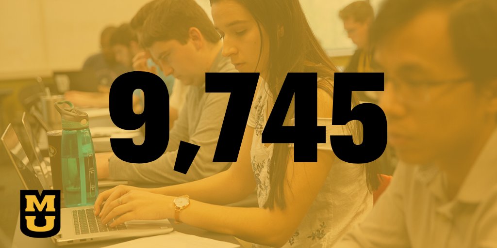 Mizzou's tweet photo. What a successful semester for many of our Tigers! Congratulations to the 9,745 #Mizzou students who made the dean's list of their respective schools and colleges. #MizzouMade https://t.co/mEEoSvLPME https://t.co/sEYkL2wQh1