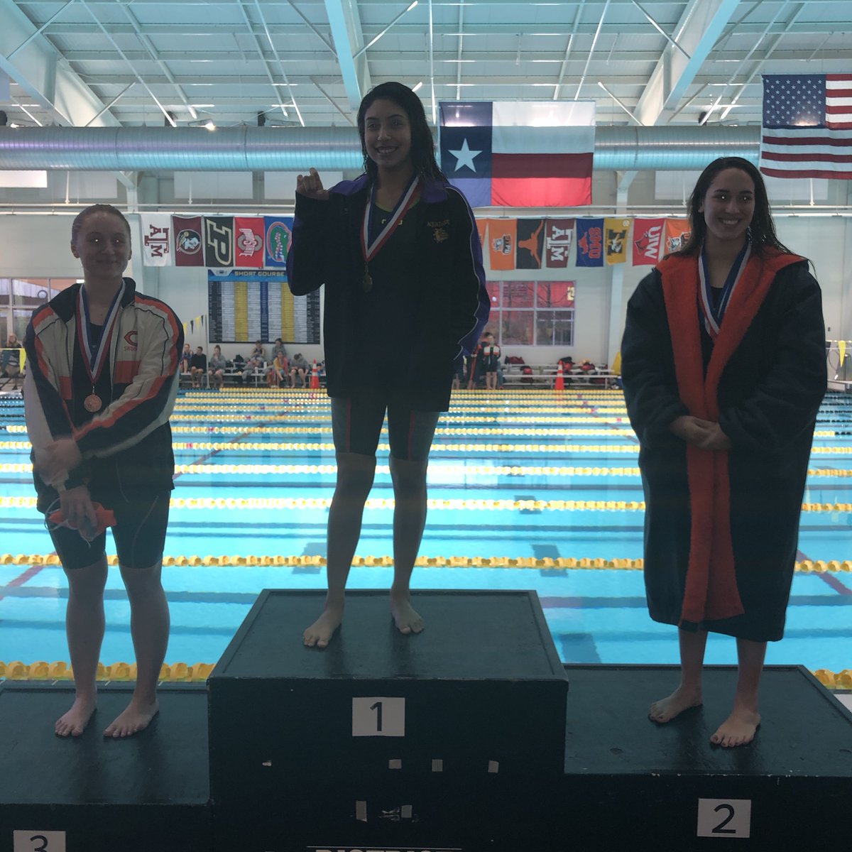 MISDSwimDive's tweet image. Even more medals! A Rebel or an Aquadawg has made it on the medal stand in almost EVERY event so far! #district2020 #regionbound