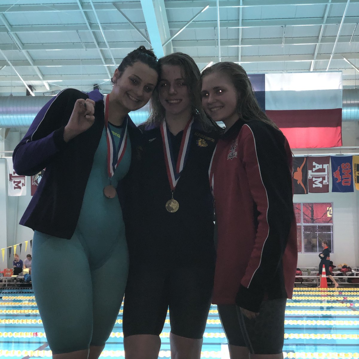 MISDSwimDive's tweet image. Even more medals! A Rebel or an Aquadawg has made it on the medal stand in almost EVERY event so far! #district2020 #regionbound
