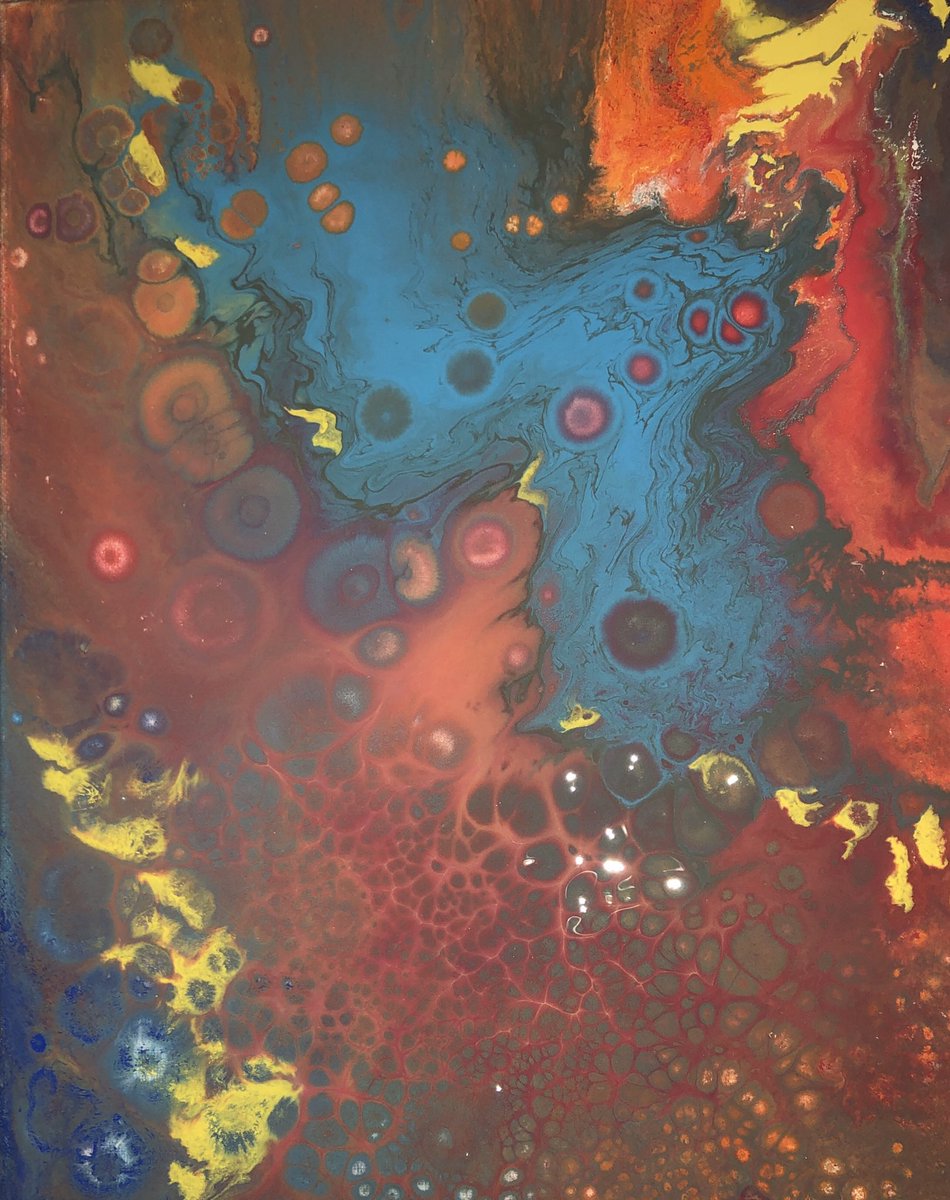 ChloeYusta's tweet photo. hey guys, about to graduate college so there’s no better time for me to pursue my dreams of being an artist. help me out and buy one of my paintings so maybe I can drop out my last semester hahajk. Twitter work your magic 💫🎨

DM for custom color schemes, price and canvas size!! https://t.co/douGDm4gHR