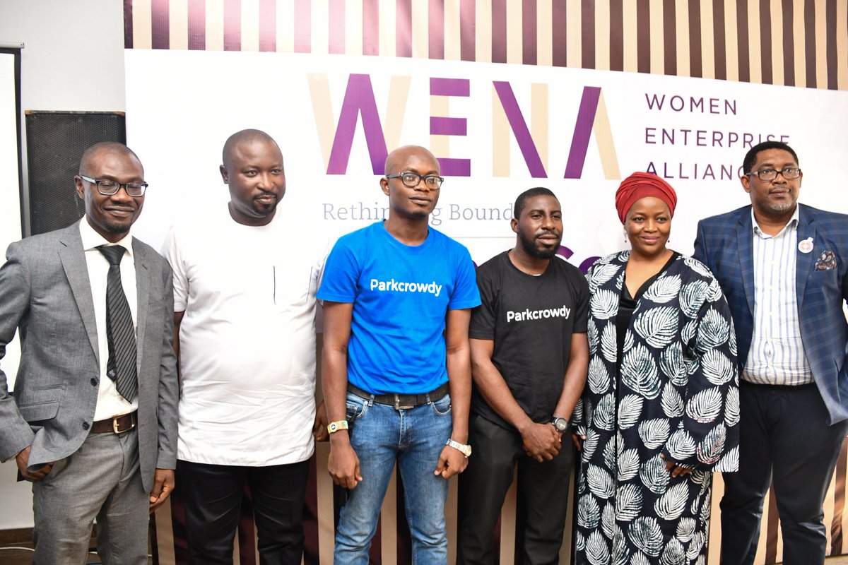 WenaInitiative's tweet photo. Mr Samuel Eze, the CEO of Parkcrowdy, an initiative that is set on revolutionizing the way we pay for parking in Africa. More: https://t.co/jEJcAUGeBY
#elevatorpitch #movementbuilding #wenapioneers #wenA #wenapreneurs #pathways #wenaconnect #sme #business https://t.co/DCx4RhMgvV