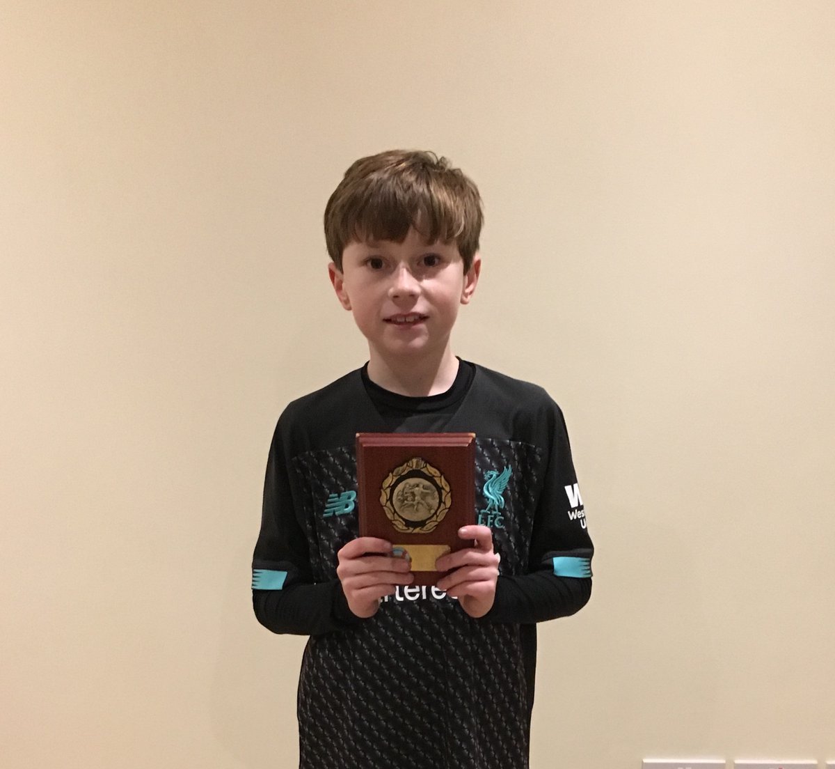 StrikeForce_FC's tweet photo. Well done to Liam, awarded Lightning under-11’s player of the week tonight 🏆👏👏 https://t.co/TjK8gywDgl