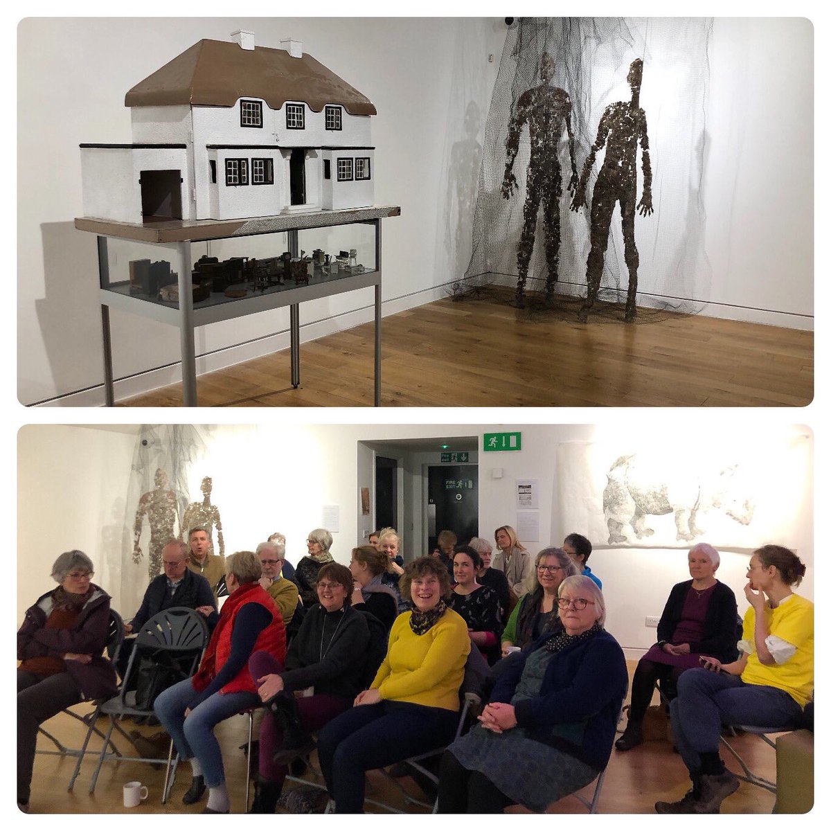 Thanks to everyone who supported the talk about my practice journey last night <a href="/KaleidoscopeGa/">Kaleidoscope Gallery</a> You were all so perceptive and encouraging and helped turn something I found challenging into a real pleasure. 
‘nobody’ #artistresidency -25Jan 
Times svaf.co.uk