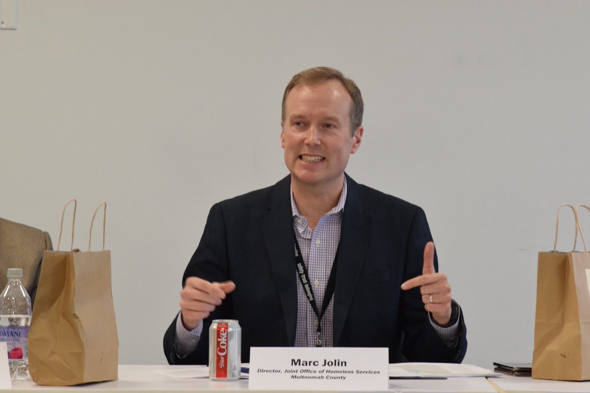 PDX_BizAlliance's tweet photo. Thank you, Marc Jolin, Director of The Joint Office of Homeless Services for Multnomah County, for being our guest at Lunch with Leaders #pbaevents https://t.co/cJGJ8htMDB
