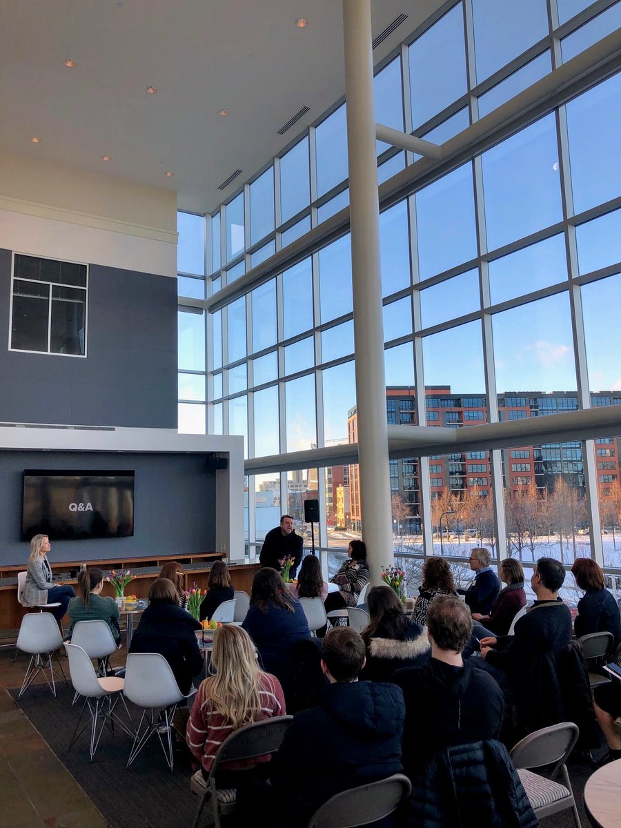 Padilla_Comm's tweet photo. Thanks to everyone who braved the cold today to join us for @AdFedMN #BehindThePin where @HeathRudduck + @courtneyd_1 shared what it took for us to #WinThePin with Niagara Conservation's Toilet for Smart Asses campaign. #AdFedMN #TheShowMN https://t.co/Lrz8zLAIWj