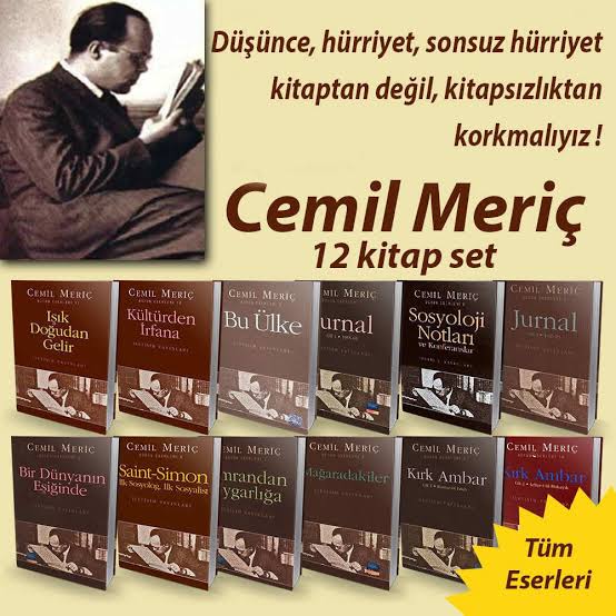 ---Ç e k i l i ş---
Bu tweet'i 20 Ocak 2020'ye kadar RT eden bir takipçimize Cemil Meriç'in 12 kitaplık bu değerli setini hediye ediyoruz!