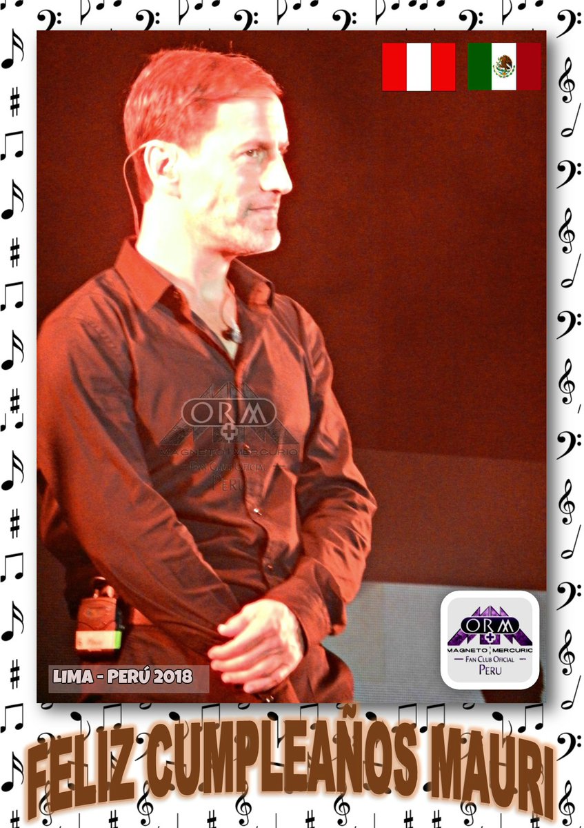 ORMPeru's tweet photo. Desde Perú 🇵🇪 no nos queremos olvidar de dejar un enorme saludo de cumpleaños a nuestro engreído @MauriSternMusic de @MAGNETOOFICIAL2 esperamos que pases un día increíble y recibe todo el cariño de tus #ChicasChic de @ORMPeru 🎂🎂🥂🥂 💜💜💜 https://t.co/5CSJF2LiEL