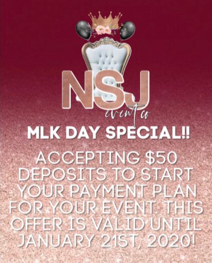 NiaaaBiaaa__'s tweet photo. Book w/ #NSJEventCo ๐ https://t.co/Dz8340HTME