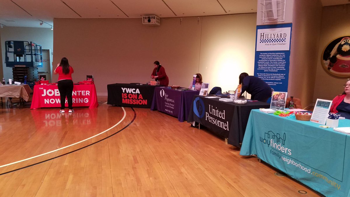 MassHireSpfld's tweet photo. We are getting ready to Rock our Job Expo 4:00-7:00 Basketball Hall of Fame. #westernma #hiring https://t.co/WSFqddYykV