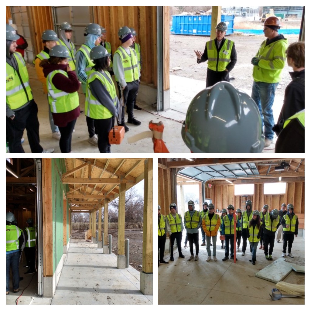 Thanks to Lynn Newkirk of Newkirk Construction for the tour during our CEA class!