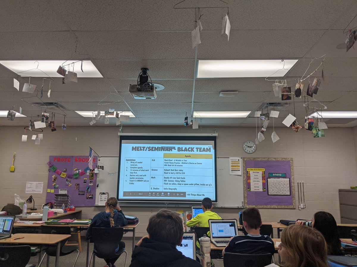 Brown02Profe's tweet photo. Family mobiles are up. Buen trabajo, eighth graders! https://t.co/mCsJIF0OLb