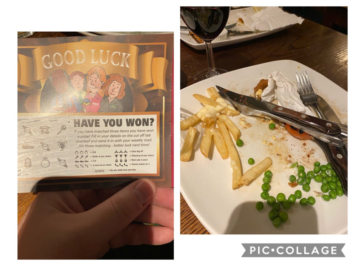GHomfray's tweet photo. Thank you James and John for my meal off my winning scratch card from perfect shop, I forgot to take a photo of before hand as I was starving lol https://t.co/I4coOmkEbW