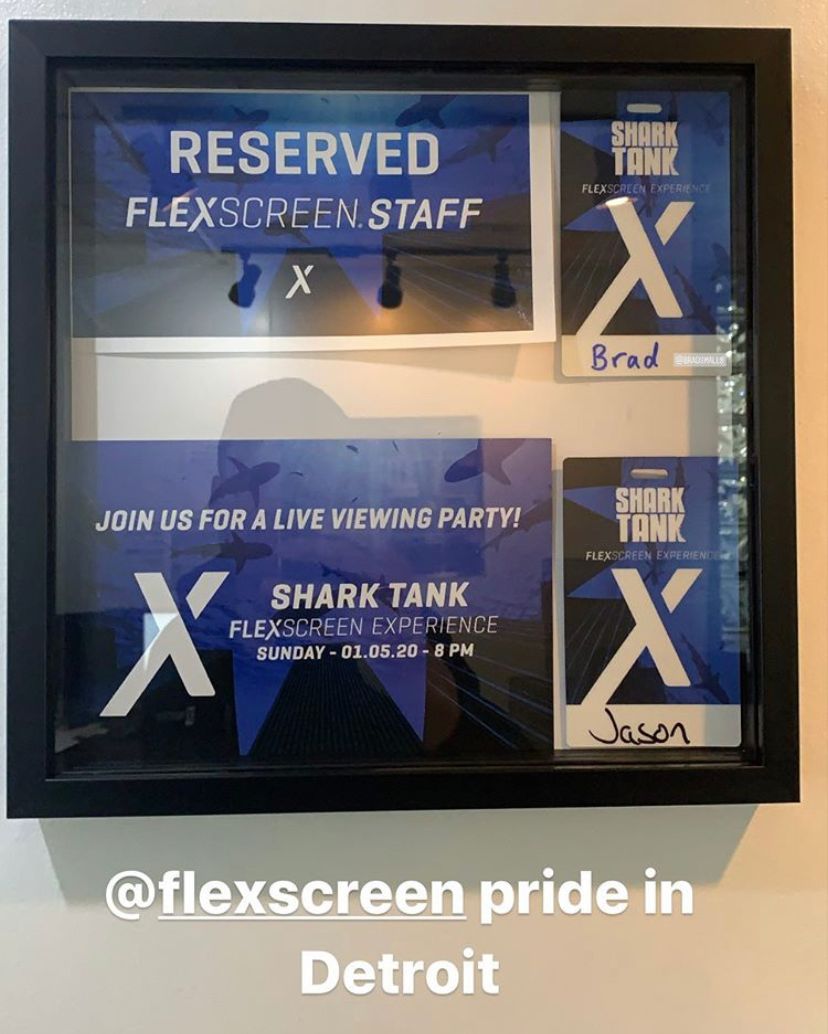 joealtieri's tweet photo. We love you too, Detroit! ❤️ Our Shark Tank viewing party really was a night to remember! #flexscreen #sharktank #wegotadeal https://t.co/WiygFhHlHC