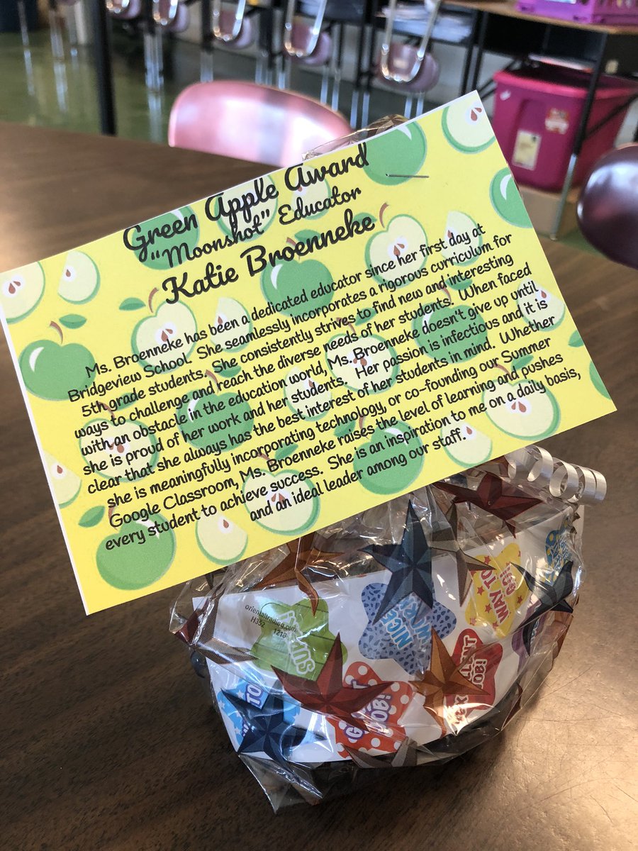 Exploring5thGr's tweet photo. Made. My. Week!!! 
Thank you to @Dr_Nuccio, @cskoczylas78, and @ChristineBald18 for the surprise yesterday! And special thank you to whoever nominated me, I am beyond overwhelmed by your kind words! ❤️ #d109pride #bvpride #exploring5thgr https://t.co/JjwknprGZQ