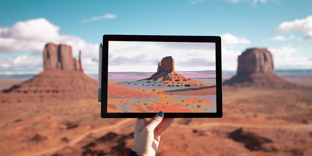 Make the way you see the world #AnythingButOrdinary with Surface.