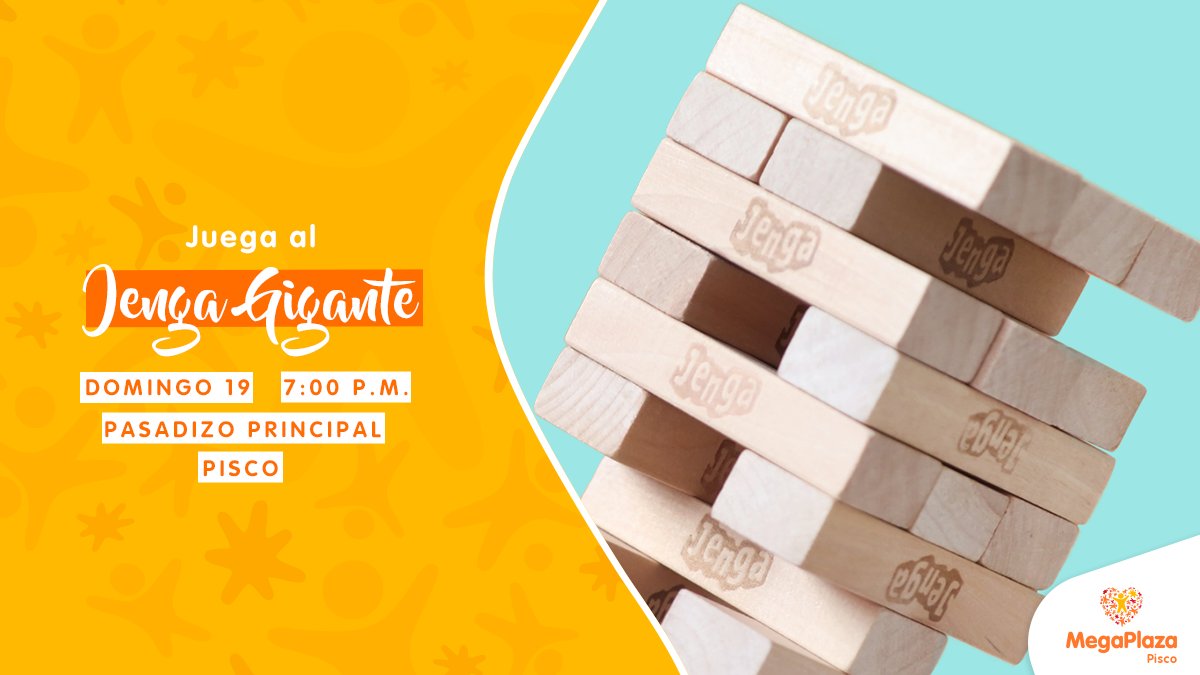 Te retamos a armar la torre más alta sin que se te caiga ninguna pieza. ¿Te atreves? 🤔

Pon a prueba tu destreza y 
Conoce más eventos de #MegaPlaza #Pisco 👉 bit.ly/MegaPisco