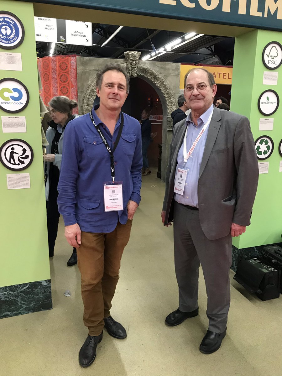 Présent cet après-midi à #TheProductionForum2020 aux côtés des professionnels du cinéma.