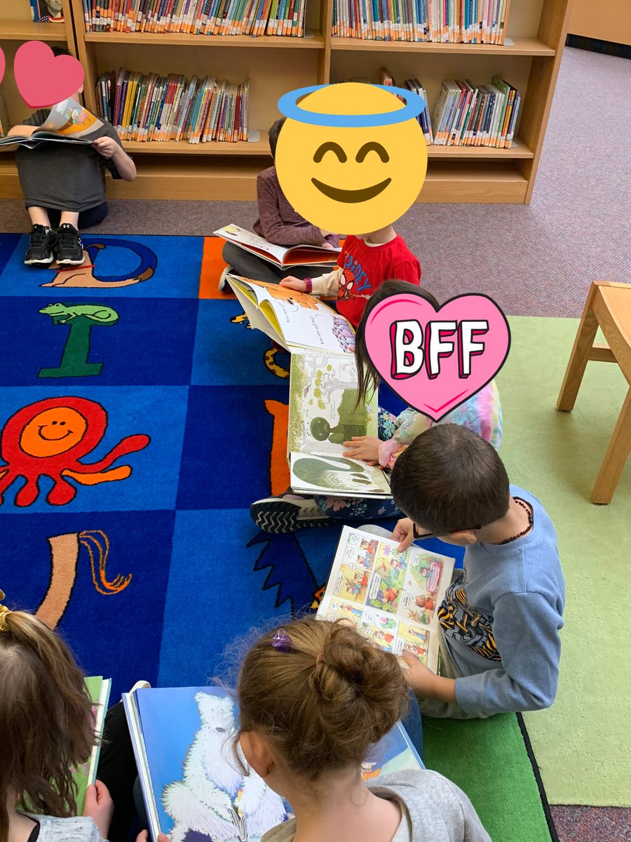 plsweeney1's tweet photo. My kinder #WFEreaders did a great job practicing picture walking today on Geisel award winning books @ALALibrary @alamw https://t.co/xJo290K9bY