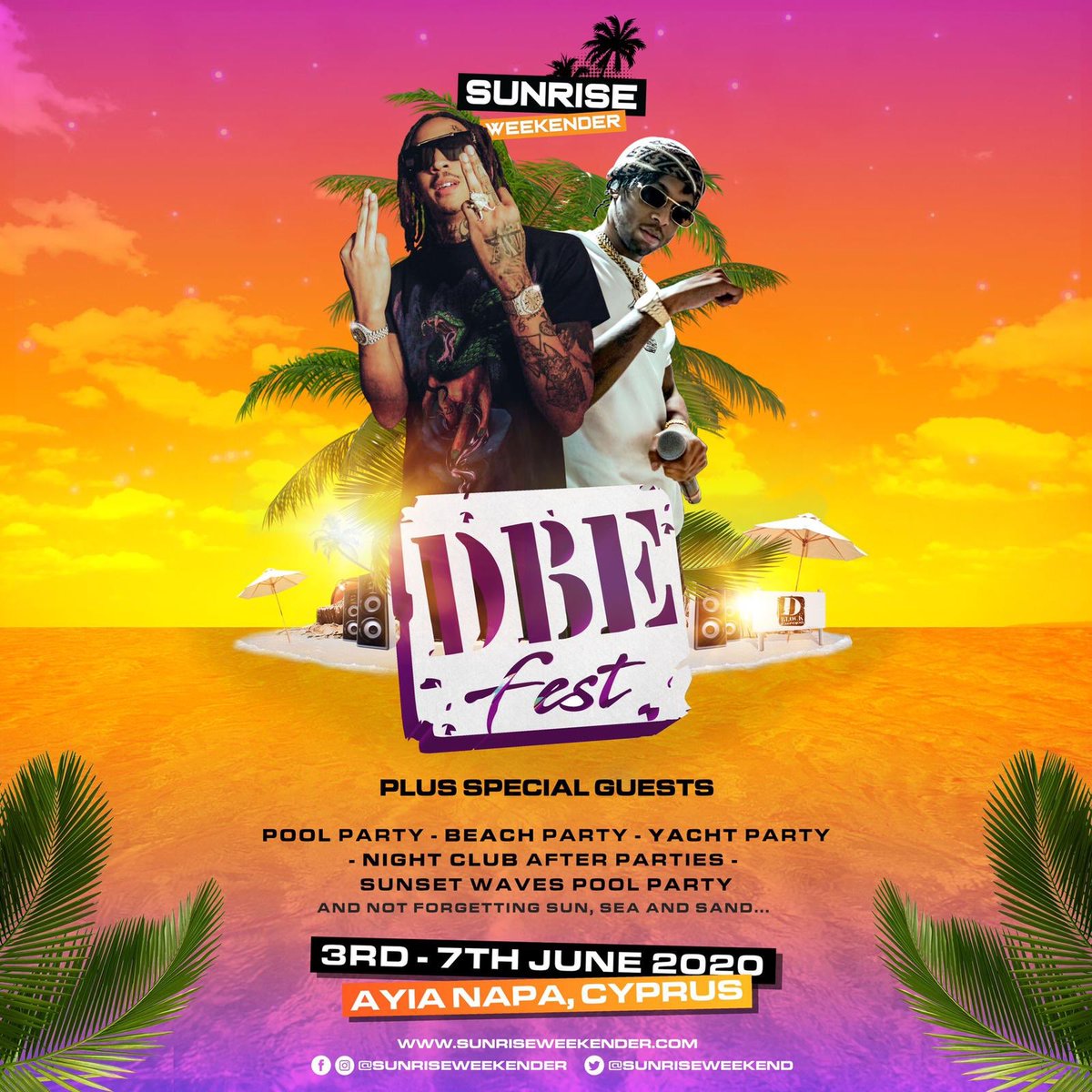 D4mmi3's tweet photo. ✈️🌞 @SunriseWeekend #DBEFest 💥🌤 https://t.co/4aJfaxr0va