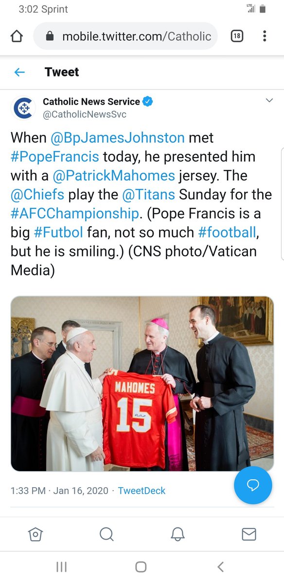 pope chiefs jersey