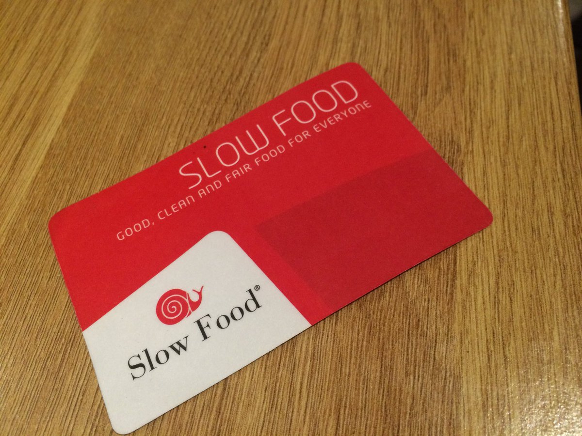 Always a good moment getting your @slowfooduk membership card. Especially just before #CongressoftheNations in London on Saturday #goodcleanfair