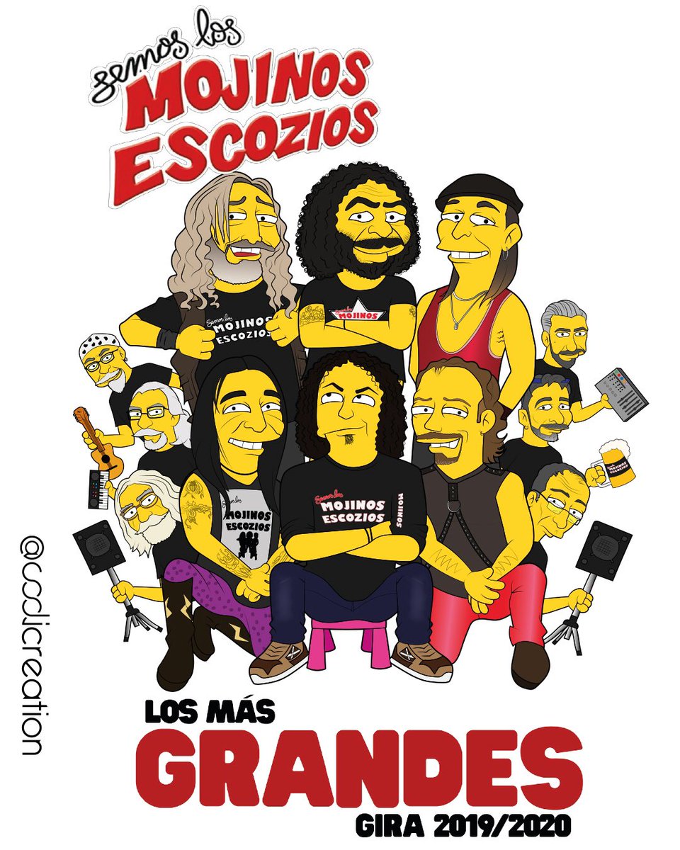 FranDelgado1's tweet photo. Pedazo de dibujo que nos ha hecho @codicreation #codicreation 

Así da gusto empezar la gira!! 
@Mojinosescozios “Semos Los Más Grandes, Gira 2020”.

Mañana estaremos en el 20 aniversario de @Motauros 

@efedeproduccion #bootsandlonghair https://t.co/BrLfgSDnCi