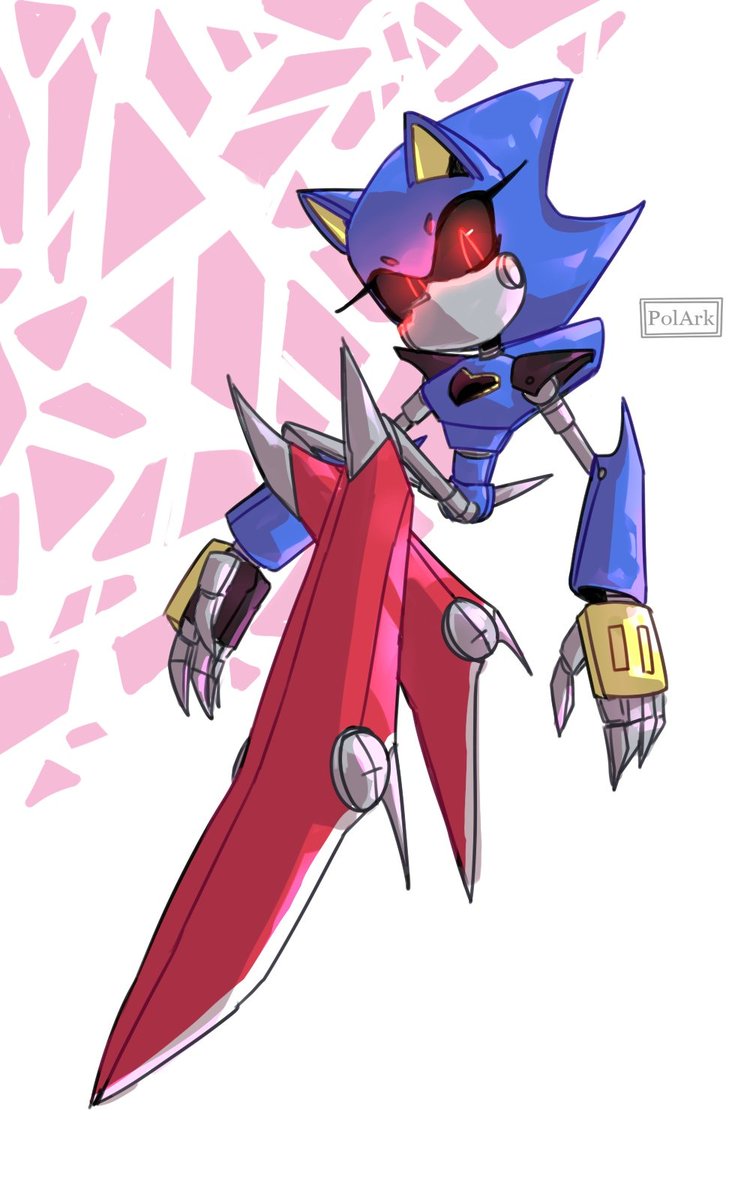 Metal Sonic's gender bender version хд. #sonicthehedghog. 