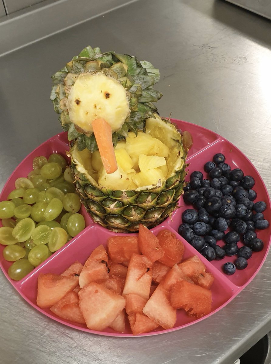 KirkintillochHS's tweet image. Meet our new #KHS canteen characters, Polly the pineapple and Gerry the parrot! Polly is escaping to Gerry’s parrot pirate ship before the hungry pupils come and eat her all up! #creativekitchen #HealthyEating #fun  #bestdinnerladies