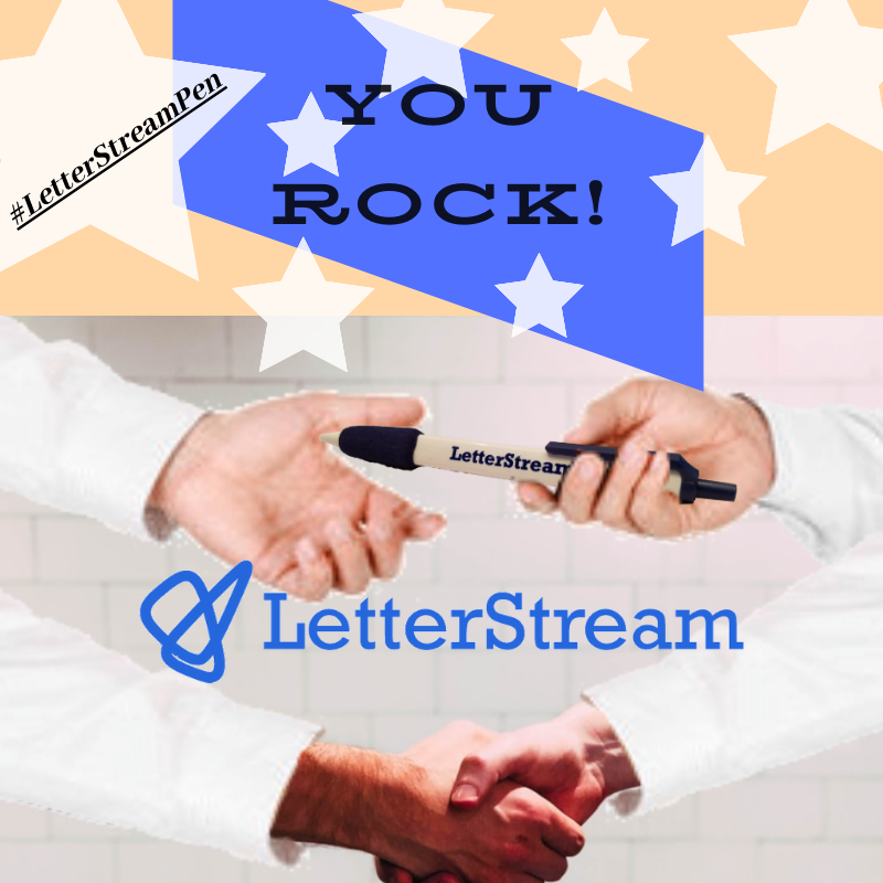 LetterStream's tweet photo. Today is #gettoknowyourcustomerday, and we want to celebrate how awesome you ALL are!
We want to give you a #LetterstreamPen, just because you rock!
Let us know and well send them out ASAP!
#LetterstreamPen #Online #Social #Mail #Print #documentsolutions #Pen #letter #Outsource https://t.co/lmskxb4MCD