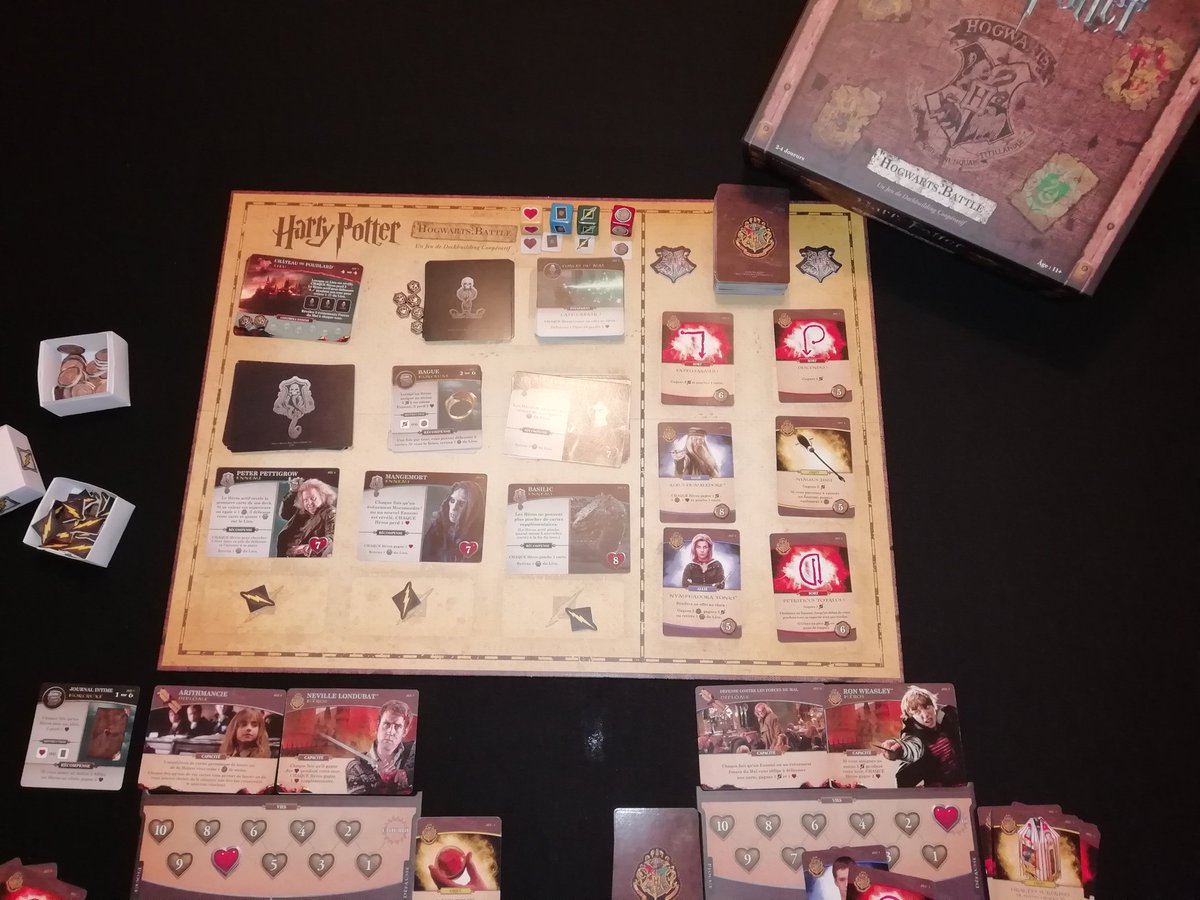 birguini_'s tweet photo. Une partie de plus de #j2s #HarryPotter #HogwartsBattle de @TheOpGames
2nde partie en 7e année ! C'est là que le jeu devient complet et reprend toutes les dimensions de l'univers de #HarryPotter sur fond de #deckbuikding coopératif
Merci @Brgn13 pour ce cadeau, j'adore ce jeu https://t.co/AJ68MHcjUm