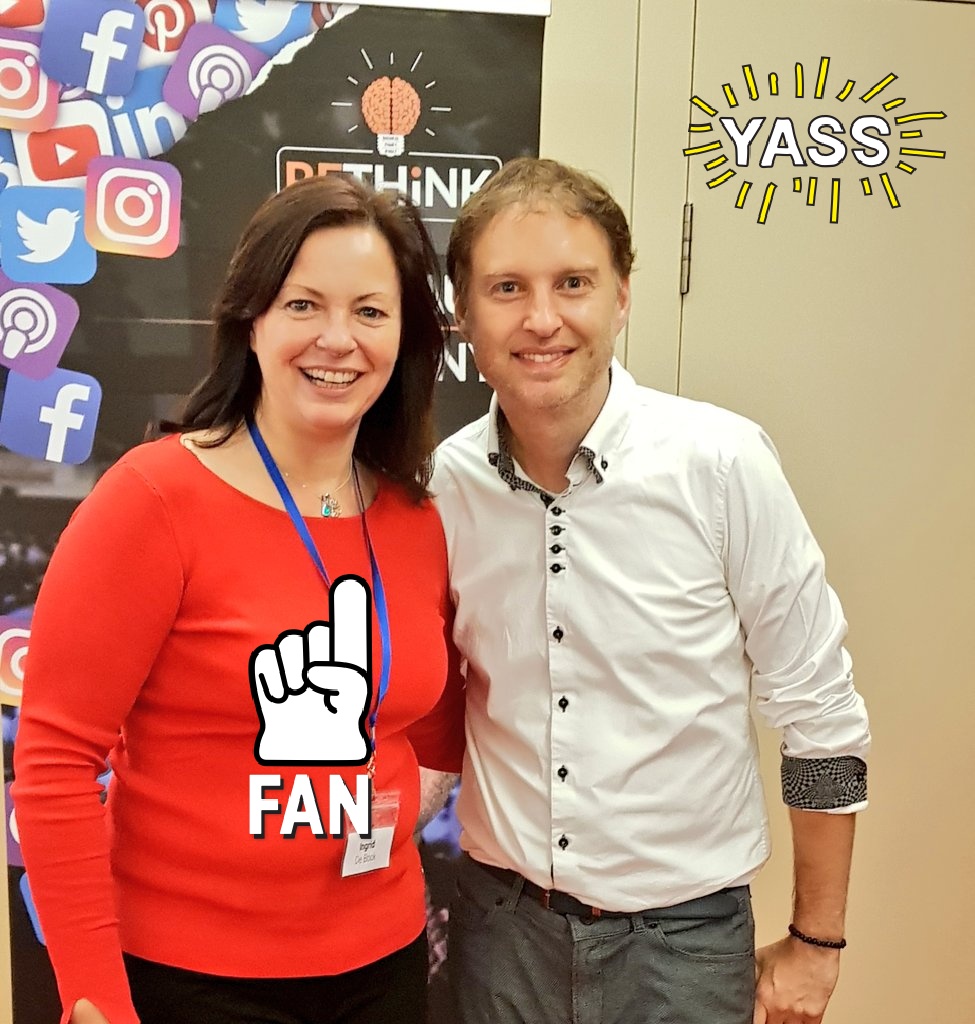 IngriddeBock's tweet photo. Tuut tuut (dutch) me and maybe 🙏 my futher mentor 🤔😉  Today it was the first time that Facebook ads has been explained so simple .. every kid can do it ☺️ So thank you @PaulOMahony https://t.co/8IU5qtllTT