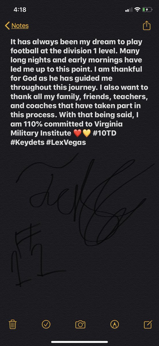 tahjsummey11's tweet photo. 110% Committed ❗️❤️💛🦘 #GoKeydets https://t.co/QJPw0vQ37X