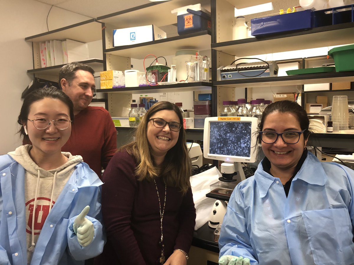 helops79's tweet photo. Spending the day at my “second home “  @ellenbeswick lab with great colleagues discussing GI and NET projects! @huntsmancancer @UofU3i https://t.co/tanqI7wEg7