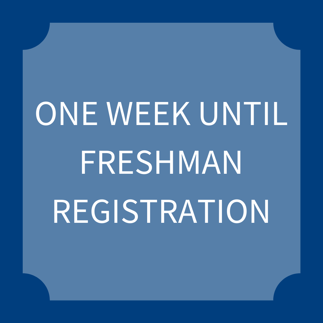 UToledoAdvising's tweet photo. Freshman can register for classes on Monday, April 13, 2020. If you have between 0 - 29 earned credit hours, you count as a freshman. Make sure to meet with your academic advisor to schedule the correct classes! https://t.co/qjbbCC1He3