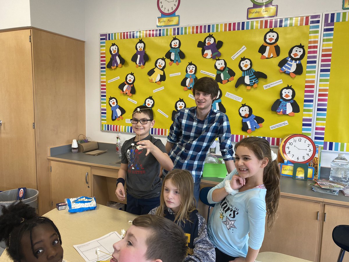 ReadyAnnette's tweet photo. STEM activities with exciting young engineers...including my recent college graduate! @msdeastlake https://t.co/620jdnBLXF